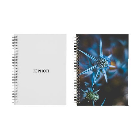 notebook blue thorns